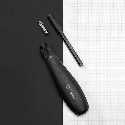 Отвертка Xiaomi Wiha BHR4007GL с набором бит (8 насадок)