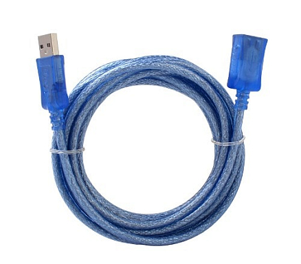 Кабель-удлинитель USB 2.0 (папа - мама) длина 5 м Dtech CU0107