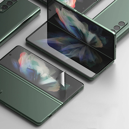 Пленка защитная Samsung Galaxy Z Fold 3 на весь экран Ringke ID прозрачная 2 шт.