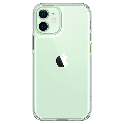 Чехол для iPhone 12 Mini гибридный Spigen Quartz Hybrid прозрачный