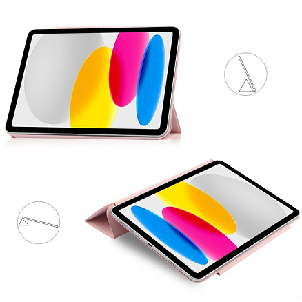 Чехол для Apple iPad 10.9 2022 книжка Tech-Protect SmartCase Magnetic розовый