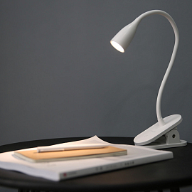 Лампа светодиодная настольная беспроводная с гибкой ножкой на прищепке Xiaomi Yeelight J1 Spot белая