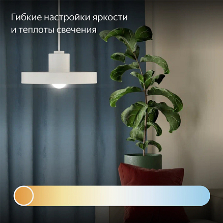 Умная лампочка светодиодная Яндекс YNDX-00554 E27 белая
