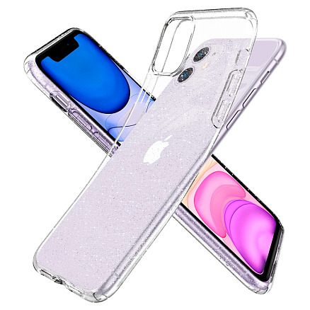 Чехол для iPhone 11 гелевый с блестками Spigen SGP Liquid Crystal Glitter прозрачный