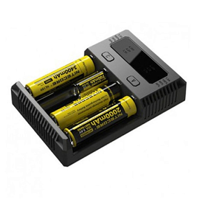 Зарядное устройство Nitecore Intellicharge New i4 для 4-х аккумуляторов AA, AAA, AAAA, С и D