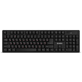 Клавиатура беспроводная Sven KB-C2100W черная