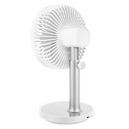 Вентилятор портативный настольный Rombica Flow Aura белый