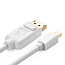 Кабель Mini DisplayPort - DisplayPort (папа - папа) длина 1,5 м 2K 60Hz версия 1.1а Ugreen MD105 белый