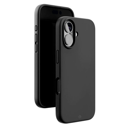 Чехол для iPhone 16 силиконовый VLP Aster MagSafe черный