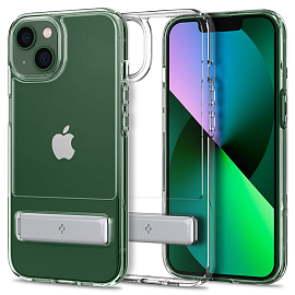Чехол для iPhone 13 mini гибридный с подставкой Spigen Slim Armor Essential S прозрачный