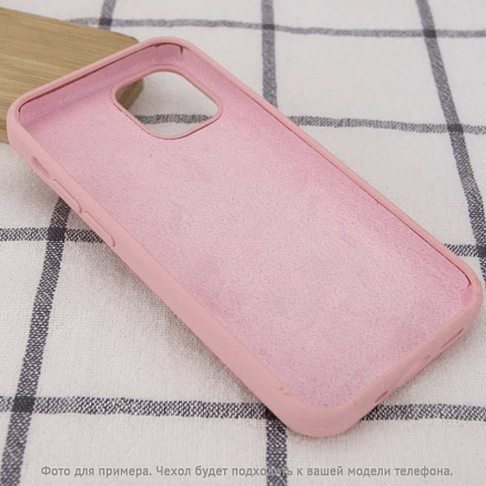 Чехол для Xiaomi Redmi Note 13 Pro силиконовый Color Soft Touch пудровый