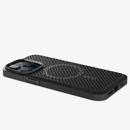 Чехол для iPhone 15 Pro гелевый Spigen Core Armor MagFit матовый черный