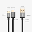 Кабель USB - MicroUSB, Type-C 1,5 м 2.4A Ugreen US196 черный