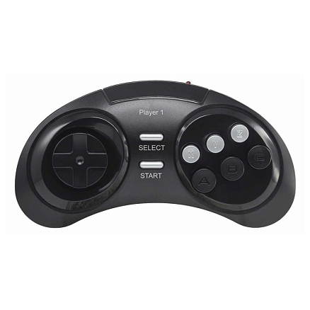 Игровая приставка Retro Genesis HD Ultra 16Bit 225 игр с двумя беспроводными геймпадами черная