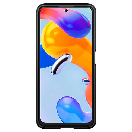 Чехол для Xiaomi Redmi Note 11 Pro, 11 Pro 5G гибридный для экстремальной защиты Spigen Tough Armor черный