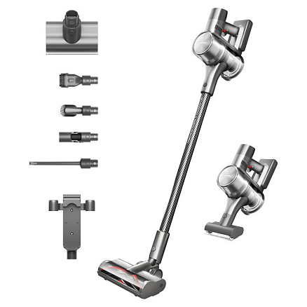 Вертикальный пылесос Dreame T30 беспроводной серый (международная версия)