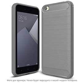 Чехол для Huawei Mate 20 Lite силиконовый CASE Brushed Line серый