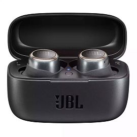 Наушники беспроводные Bluetooth JBL Live 300 TWS вакуумные с микрофоном черные