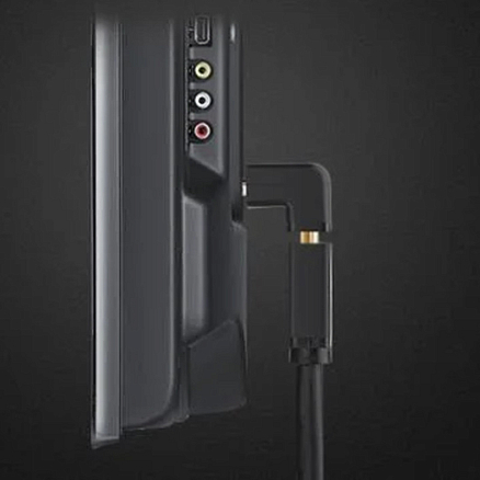 Переходник HDMI-HDMI (HDMI мама - HDMI папа) угловой UGREEN HD112