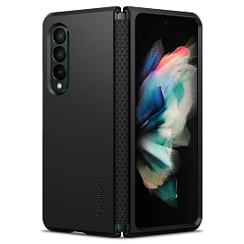Чехол для Samsung Galaxy Z Fold 3 гибридный для экстремальной защиты Spigen Tough Armor черный