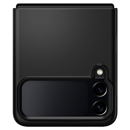 Чехол для Samsung Galaxy Z Flip 3 пластиковый ультратонкий Spigen Air Skin черный