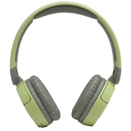 Наушники беспроводные Bluetooth для детей JBL JR310BT накладные складные зеленые