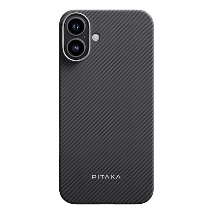 Чехол для телефона Pitaka Ultra-Slim для iPhone 16 (черный)