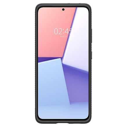 Чехол для Samsung Galaxy S21 Ultra гелевый Spigen SGP Liquid Air матовый черный