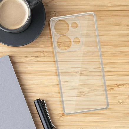 Чехол для Xiaomi Redmi Note 13 силиконовый Clear Case прозрачный
