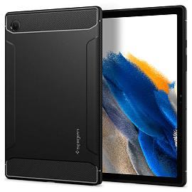 Чехол для Samsung Galaxy Tab A8 10.5 (2022) гелевый Spigen Rugged Armor черный