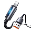 Кабель USB - Lightning для зарядки 1,2 м 3А плетеный McDodo CA-5660 (быстрая зарядка) черный
