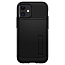Чехол для iPhone 12 Mini гибридный тонкий Spigen Slim Armor черный