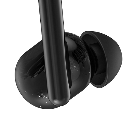 Наушники беспроводные Bluetooth Baseus Encok S30 вакуумные с микрофоном для спорта темно-серые