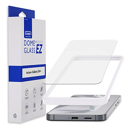 Защитное стекло для Samsung Galaxy S24+ на весь экран противоударное WhiteStone Dome Glass EZ прозрачное