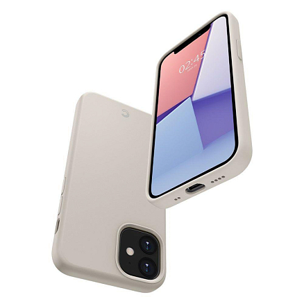 Чехол для iPhone 12 Mini силиконовый Spigen Cyrill Silicone серый