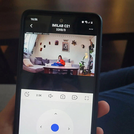 IP камера видеонаблюдения Xiaomi IMILab Home Security C21 (CMSXJ38A) 360° 1440p белая