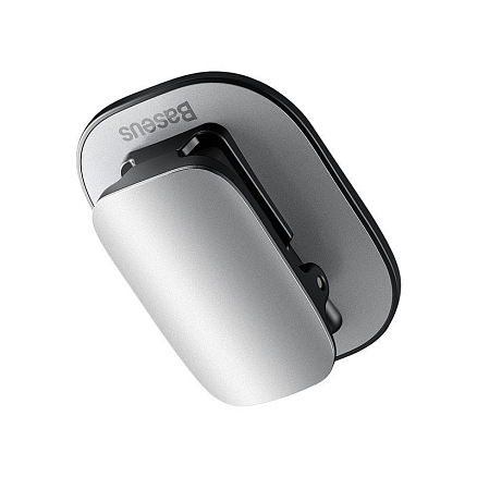 Держатель-прищепка автомобильный для мелочей Baseus ACYJN-A0S серебристый