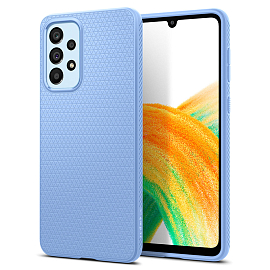 Чехол для Samsung Galaxy A33 5G гелевый Spigen Liquid Air голубой