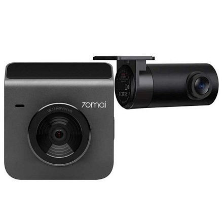Видеорегистратор Xiaomi 70mai Dash Cam A400 + камера заднего вида RC09 серый