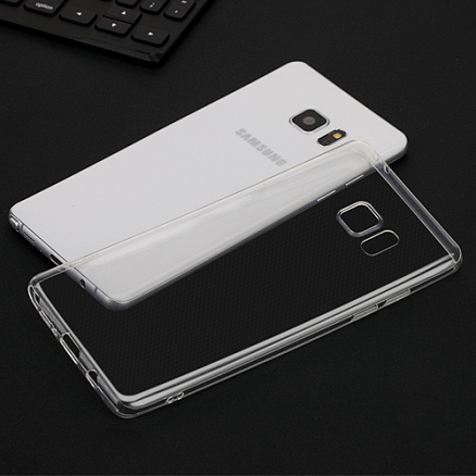 Чехол для Samsung Galaxy Note 7 ультратонкий мягкий Rock Ultrathin TPU прозрачный
