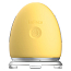 Массажер (щетка) для лица вибрационный с подогревом и ионизацией InFace CF-03D желтый