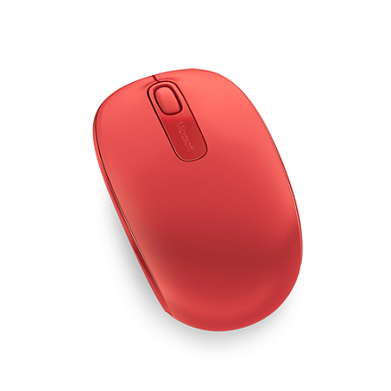 Мышь беспроводная Microsoft Mobile Mouse 1850 красная