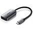 Переходник Type-C - Mini DisplayPort (папа - мама) с кабелем Ugreen CM236 серый