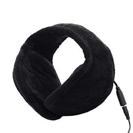Наушники Forever Winter Plush накладные с микрофоном теплые черные