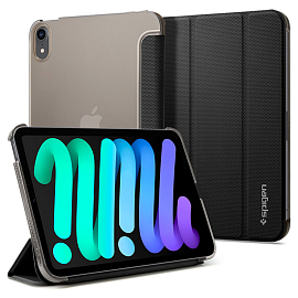 Чехол для iPad Mini 6 книжка Spigen Liquid Air Folio черный