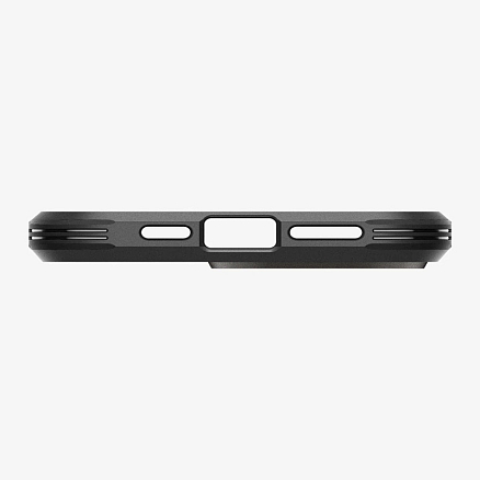 Чехол для iPhone 15 Pro Max гибридный для экстремальной защиты Spigen Tough Armor MagFit серый