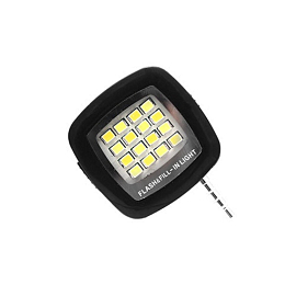 Светодиодная вспышка для телефона черная