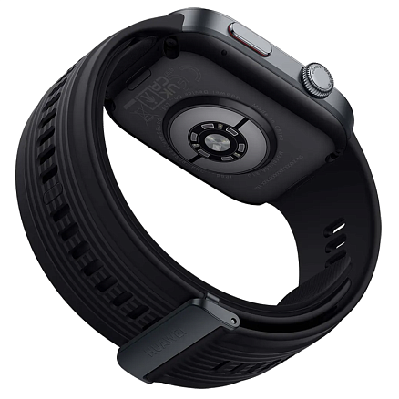 Умные часы Huawei Watch D2 с силиконовым ремешком черные
