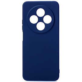Чехол для Xiaomi Redmi 14C силиконовый Color Soft Touch темно-синий