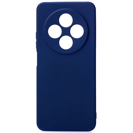 Чехол для Xiaomi Redmi 14C силиконовый Color Soft Touch темно-синий